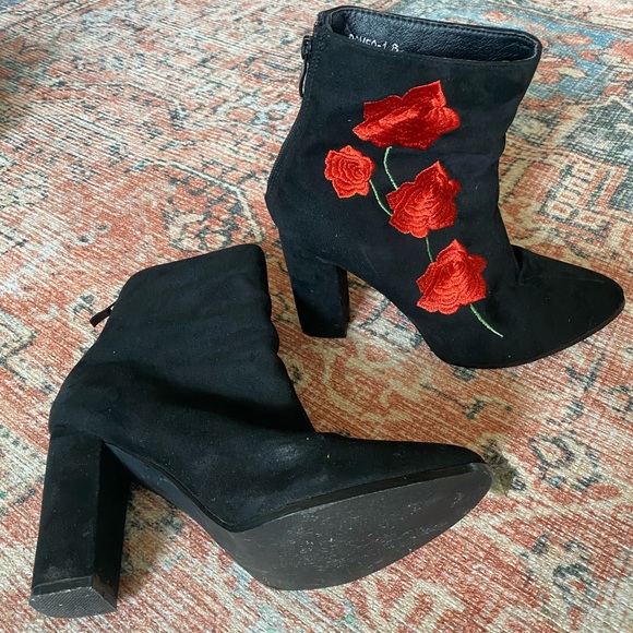 Bebo Heeled Booties - Picture 2 of 4